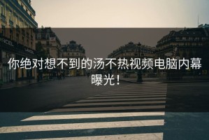 你绝对想不到的汤不热视频电脑内幕曝光！
