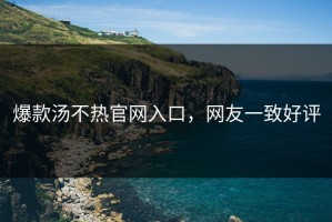 爆款汤不热官网入口，网友一致好评