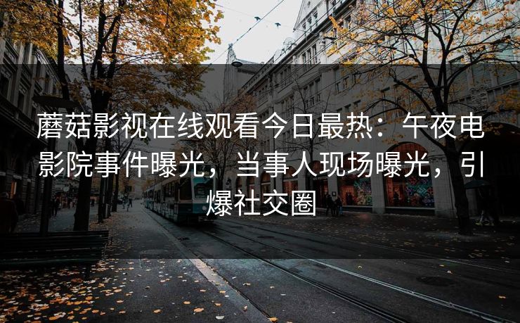 蘑菇影视在线观看今日最热：午夜电影院事件曝光，当事人现场曝光，引爆社交圈